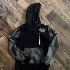Florida Gatos Black and Gray Hoodie with Logo, Nike